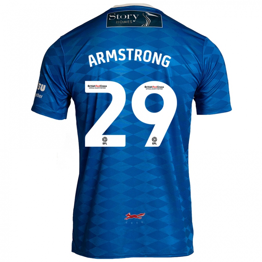 Criança Camisola Luke Armstrong #29 Azul Principal 2024/25 Camisa