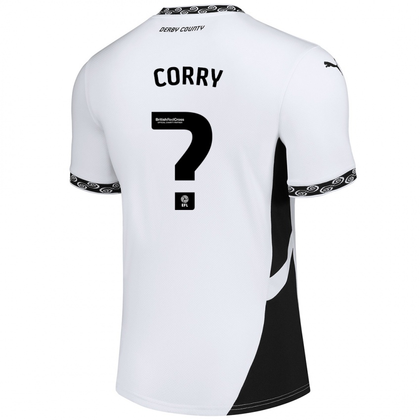 Criança Camisola Sean Corry #0 Preto Branco Principal 2024/25 Camisa