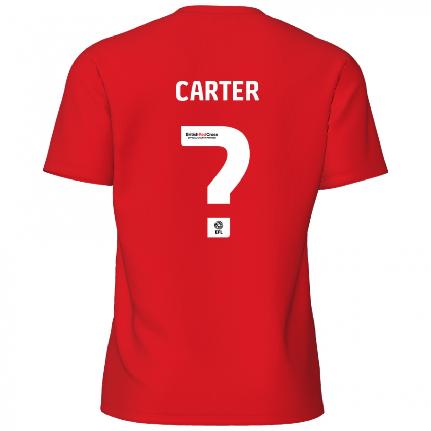 Criança Camisola Dan Carter #0 Vermelho Principal 2024/25 Camisa