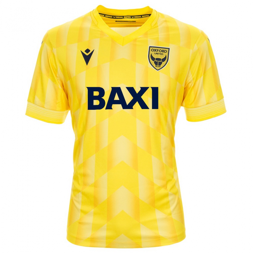 Criança Camisola Alex Ashley #18 Amarelo Principal 2024/25 Camisa