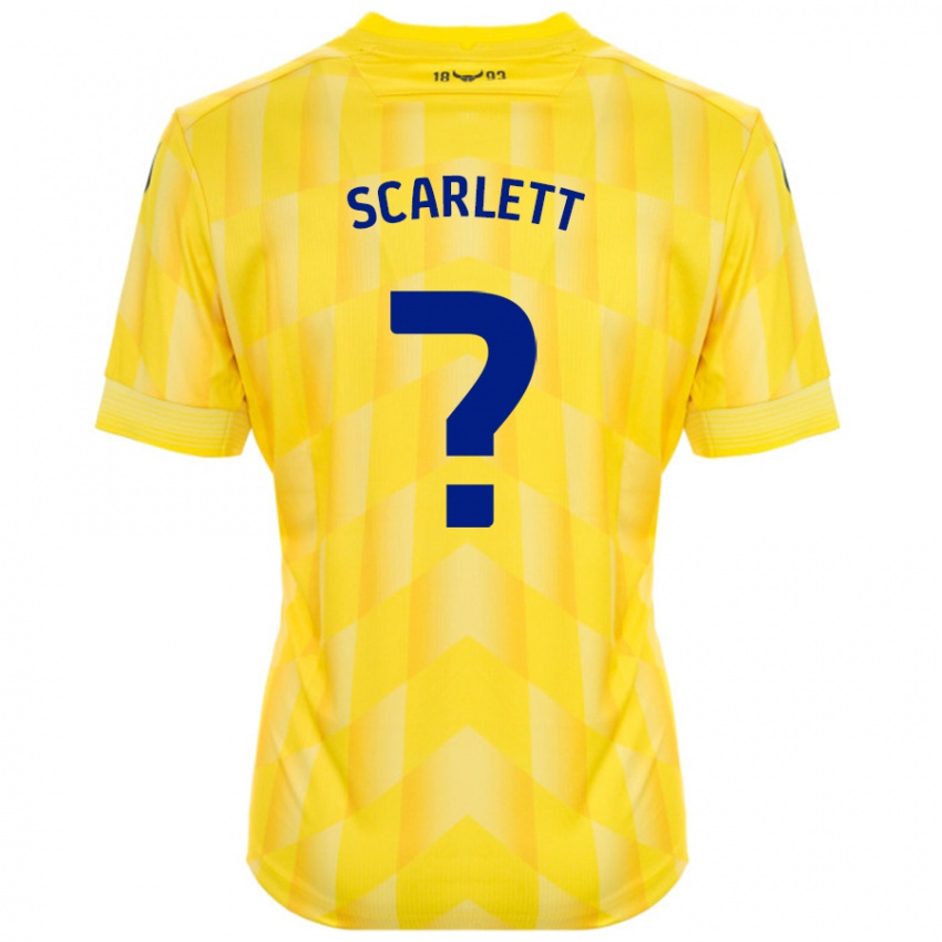 Criança Camisola Dane Scarlett #0 Amarelo Principal 2024/25 Camisa