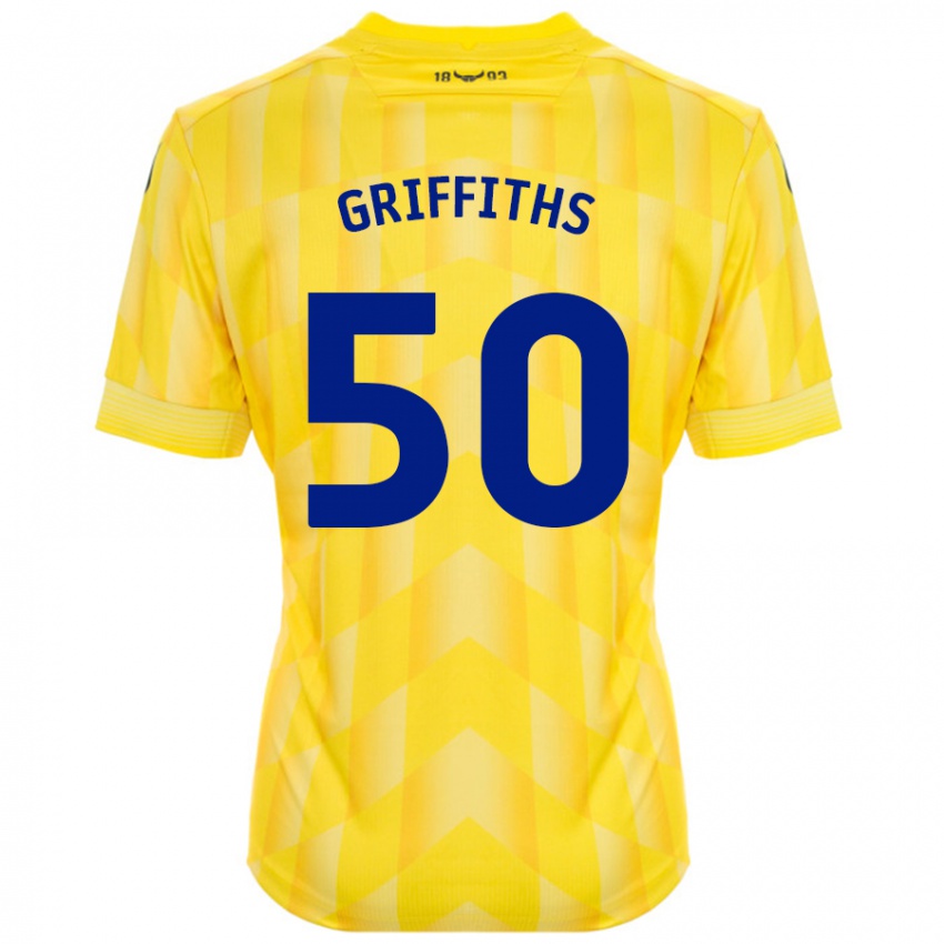 Criança Camisola Louis Griffiths #50 Amarelo Principal 2024/25 Camisa