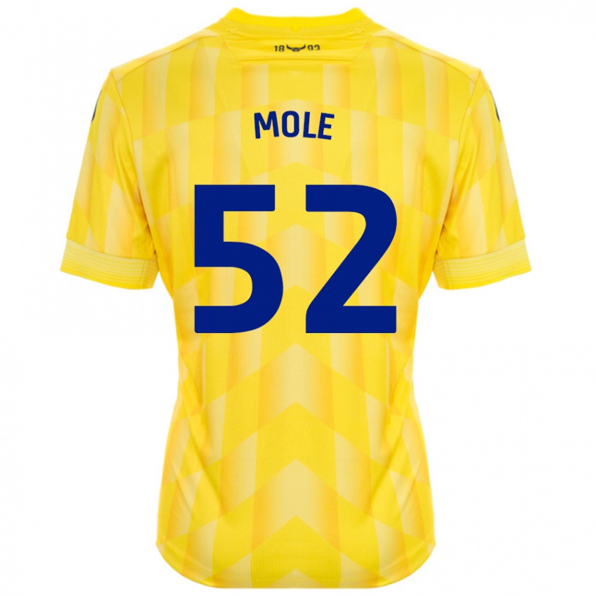 Criança Camisola Harrison Mole #52 Amarelo Principal 2024/25 Camisa