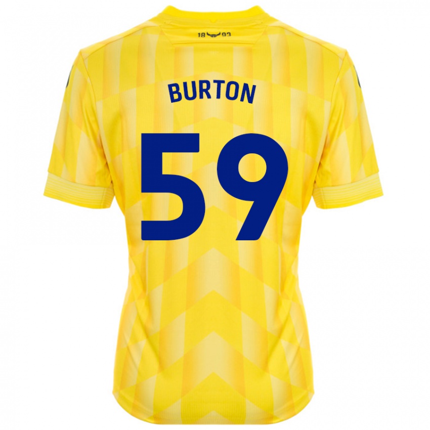 Criança Camisola Kasway Burton #59 Amarelo Principal 2024/25 Camisa