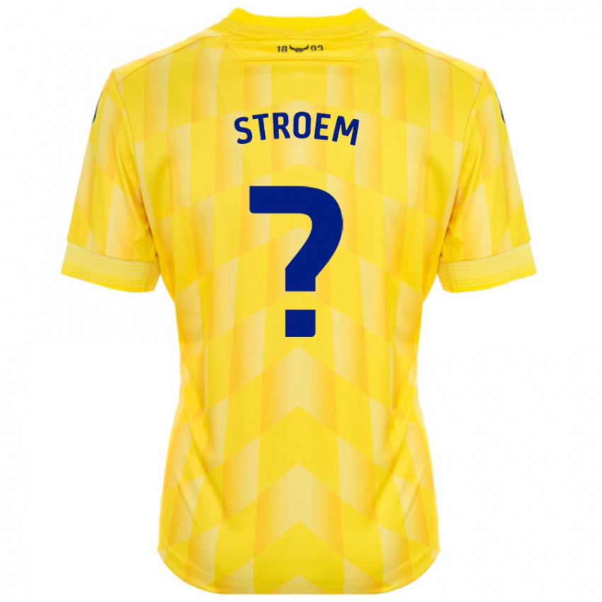 Criança Camisola Lena Stroem #0 Amarelo Principal 2024/25 Camisa