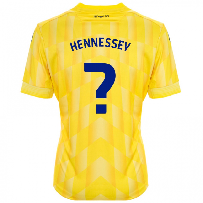 Criança Camisola Laura Hennessey #0 Amarelo Principal 2024/25 Camisa