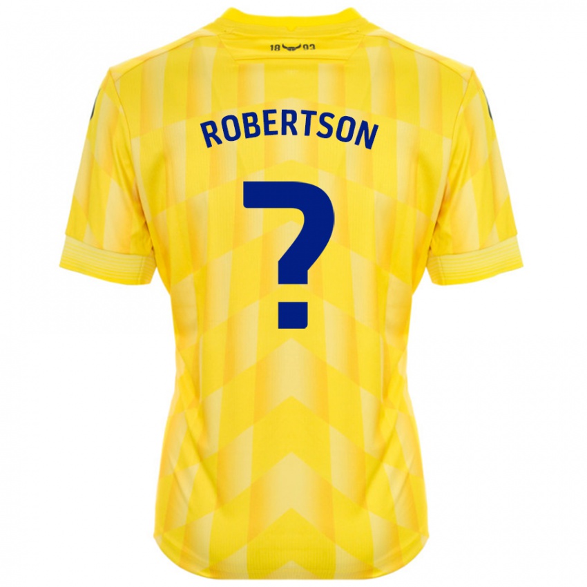 Criança Camisola Maddie Robertson #0 Amarelo Principal 2024/25 Camisa