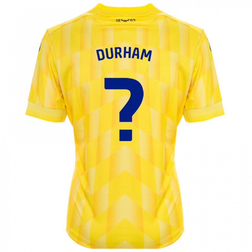 Criança Camisola Lucy Durham #0 Amarelo Principal 2024/25 Camisa