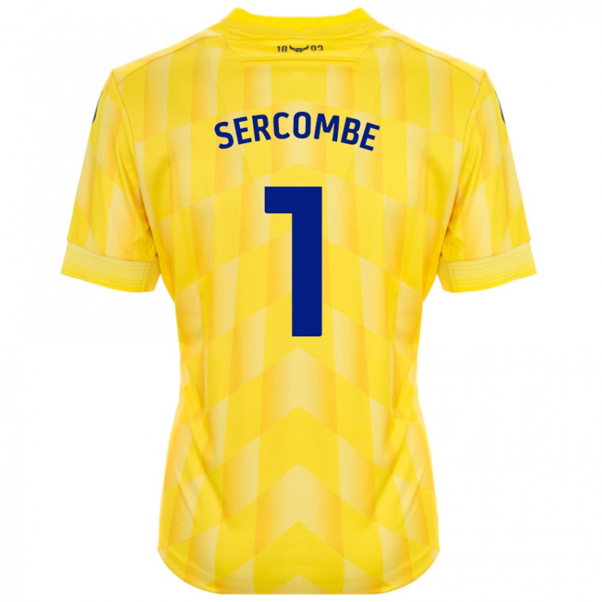 Criança Camisola Paris Sercombe #1 Amarelo Principal 2024/25 Camisa