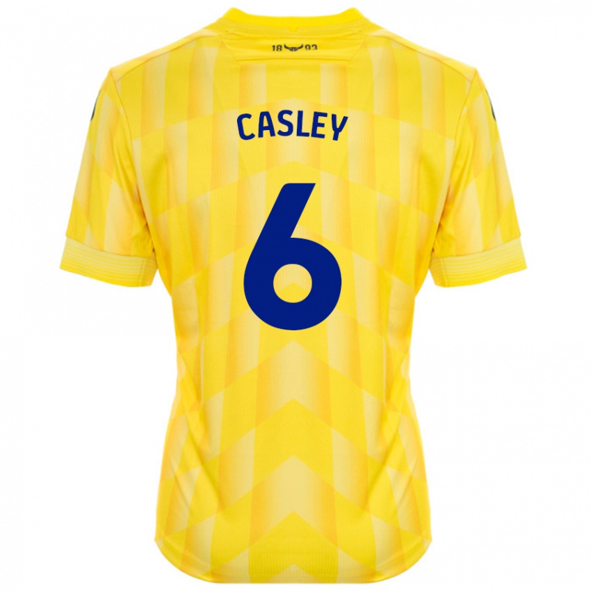 Criança Camisola Riva Casley #6 Amarelo Principal 2024/25 Camisa