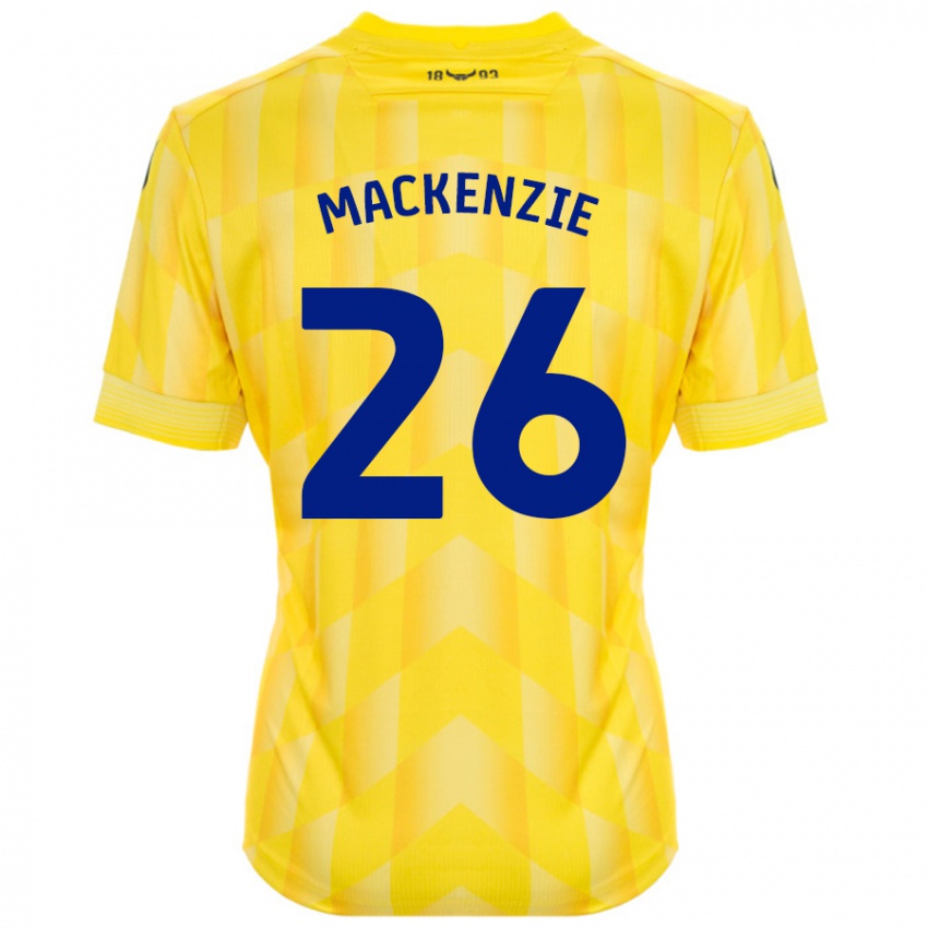 Criança Camisola Hannah Mackenzie #26 Amarelo Principal 2024/25 Camisa