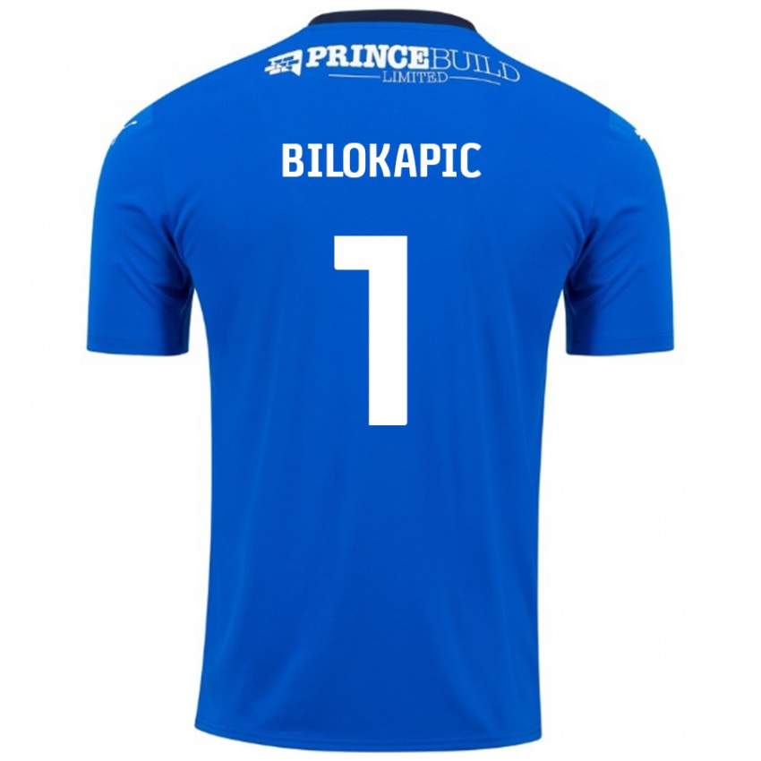 Criança Camisola Nicholas Bilokapic #1 Branco Azul Principal 2024/25 Camisa