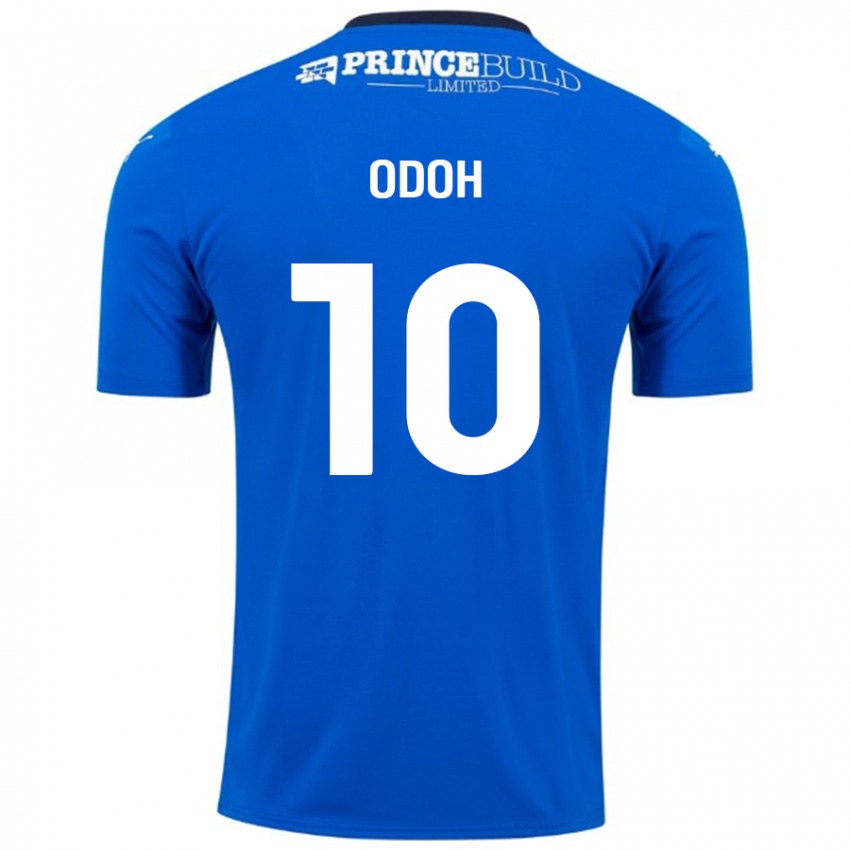 Criança Camisola Abraham Odoh #10 Branco Azul Principal 2024/25 Camisa