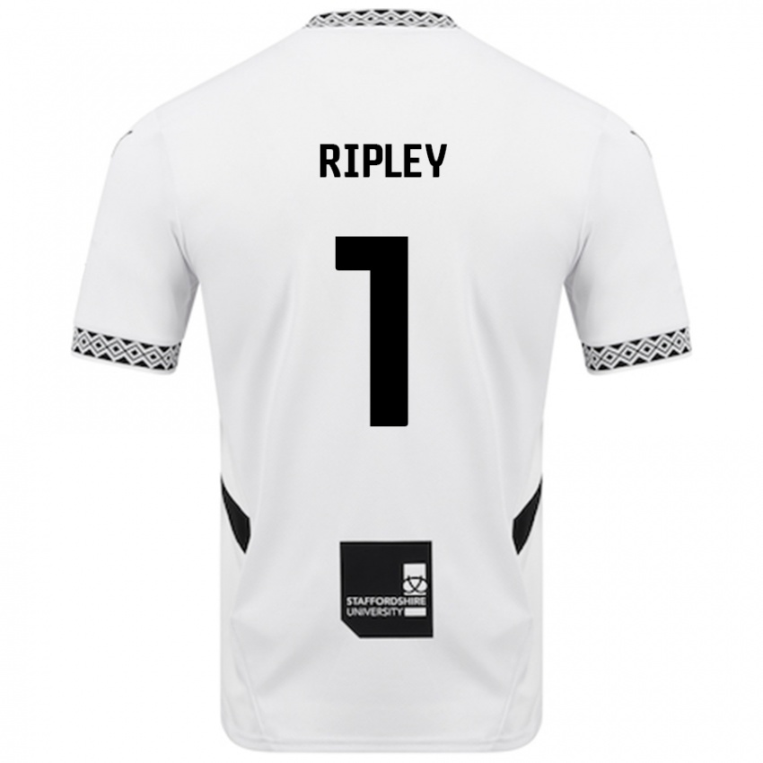 Criança Camisola Connor Ripley #1 Branco Principal 2024/25 Camisa