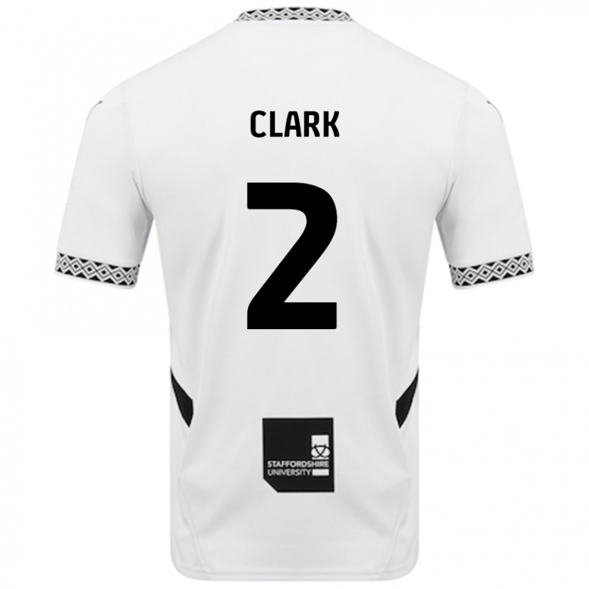 Criança Camisola Mitch Clark #2 Branco Principal 2024/25 Camisa