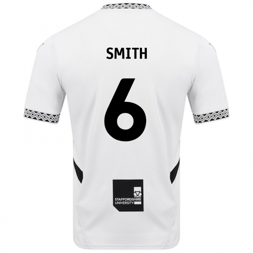 Criança Camisola Nathan Smith #6 Branco Principal 2024/25 Camisa