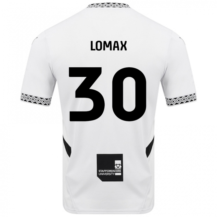 Criança Camisola Ben Lomax #30 Branco Principal 2024/25 Camisa