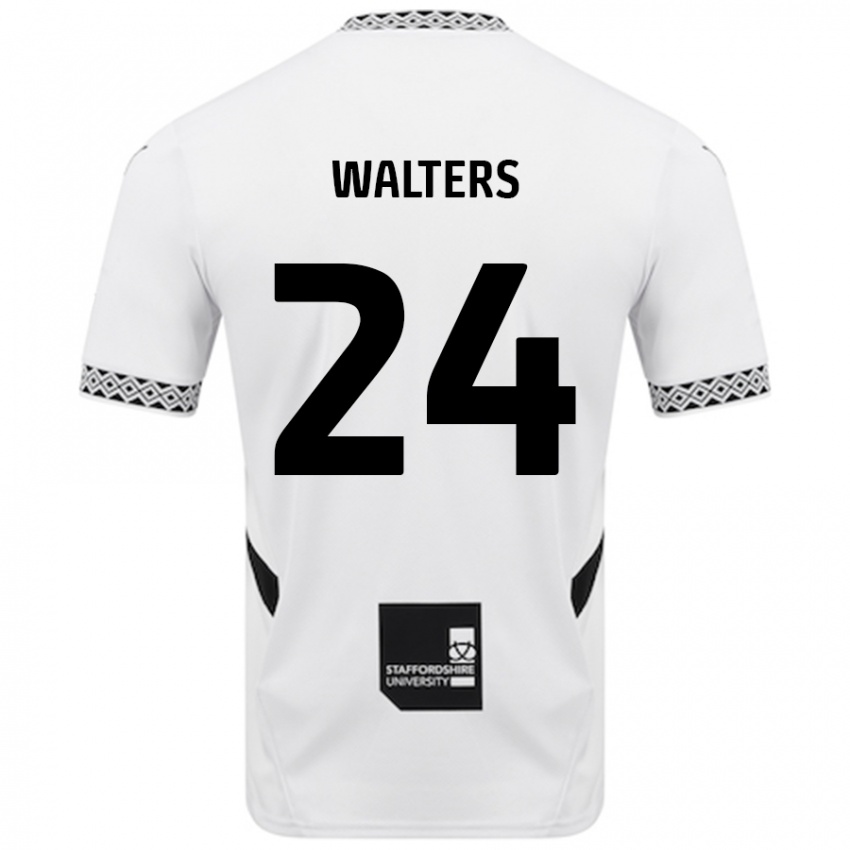 Criança Camisola Rhys Walters #24 Branco Principal 2024/25 Camisa