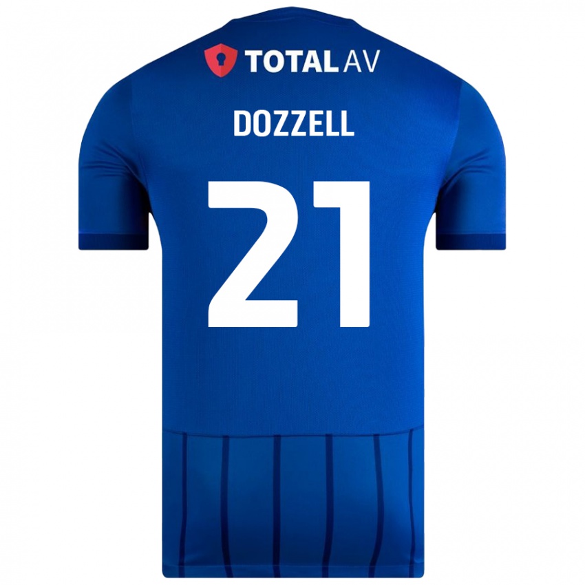 Criança Camisola Andre Dozzell #21 Azul Principal 2024/25 Camisa