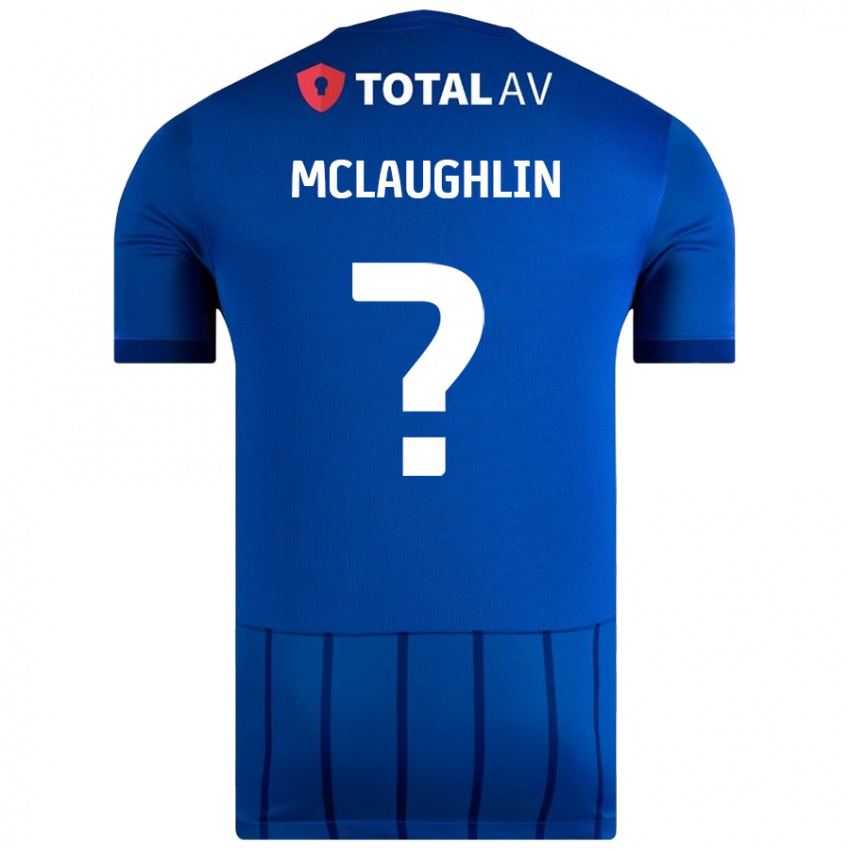 Criança Camisola Erin Mclaughlin #0 Azul Principal 2024/25 Camisa