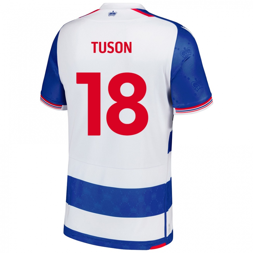 Criança Camisola Freya Meadows-Tuson #18 Branco Azul Principal 2024/25 Camisa