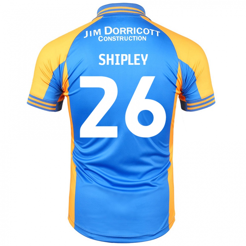 Criança Camisola Jordan Shipley #26 Âmbar Azul Principal 2024/25 Camisa