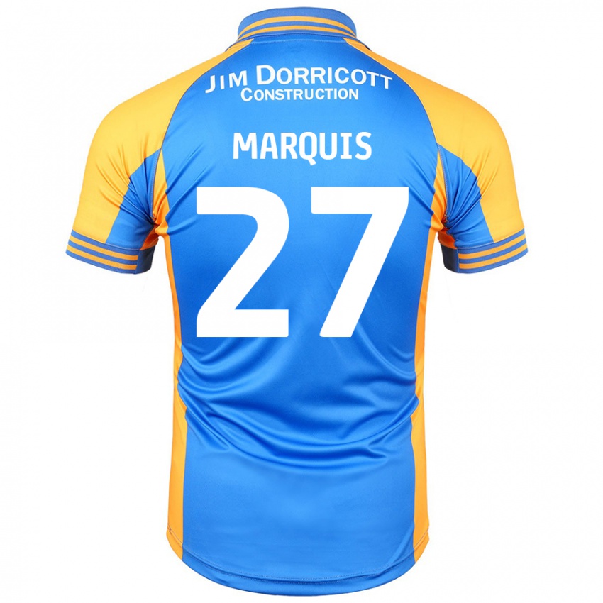 Criança Camisola John Marquis #27 Âmbar Azul Principal 2024/25 Camisa