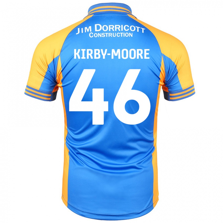 Criança Camisola Harvey Kirby-Moore #46 Âmbar Azul Principal 2024/25 Camisa