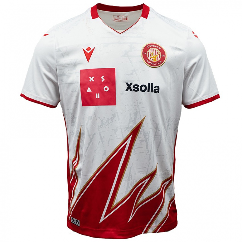 Criança Camisola Aaron Pressley #20 Vermelho Branco Principal 2024/25 Camisa