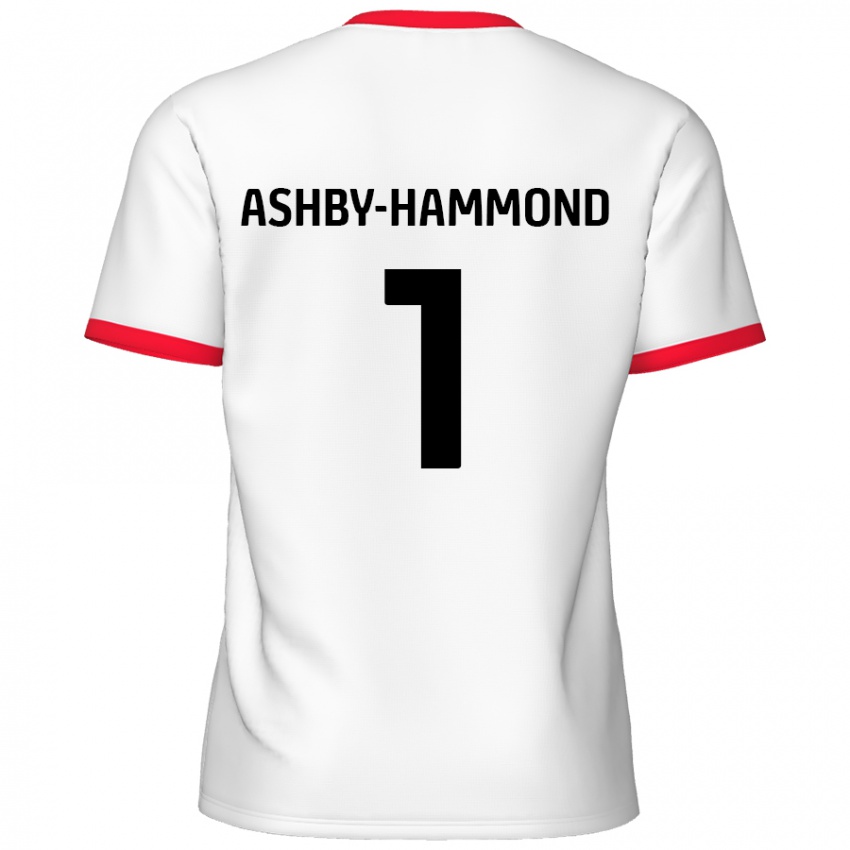 Criança Camisola Taye Ashby-Hammond #1 Vermelho Branco Principal 2024/25 Camisa