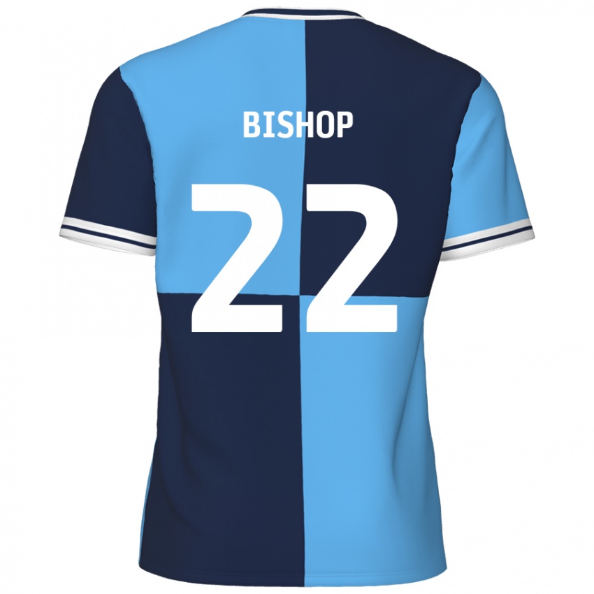 Criança Camisola Nathan Bishop #22 Azul Céu Azul Escuro Principal 2024/25 Camisa