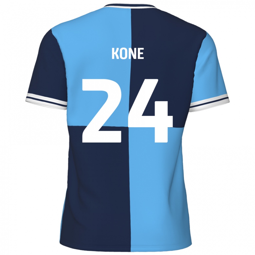 Criança Camisola Richard Kone #24 Azul Céu Azul Escuro Principal 2024/25 Camisa