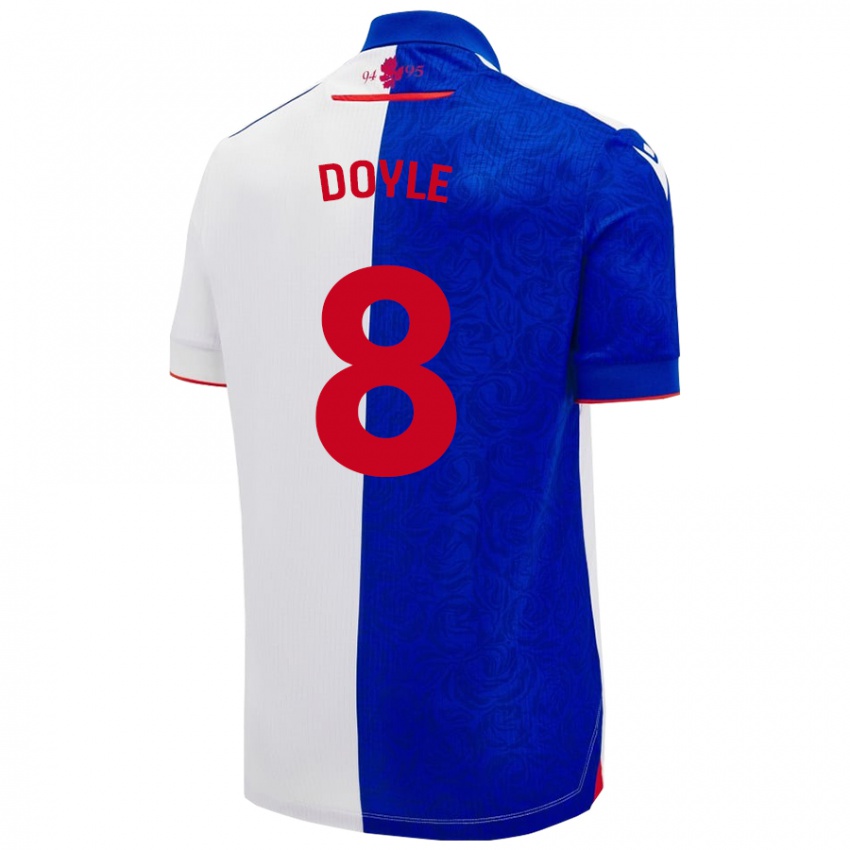 Criança Camisola Emma Doyle #8 Céu Azul Branco Principal 2024/25 Camisa