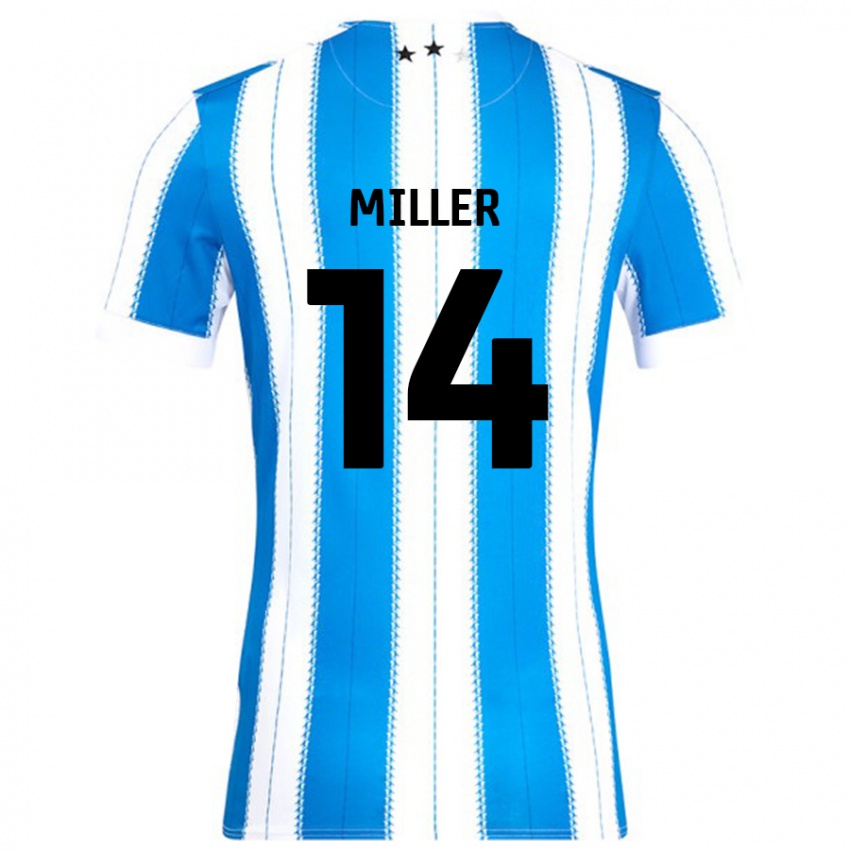 Criança Camisola Mickel Miller #14 Azul Branco Principal 2024/25 Camisa