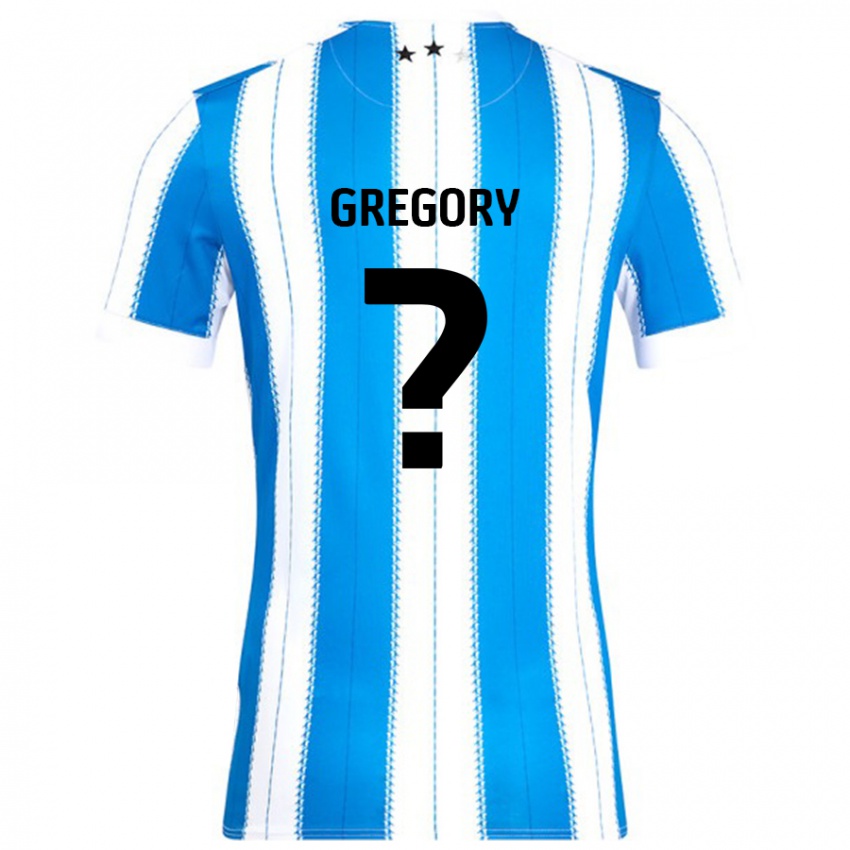 Criança Camisola Anthony Gregory #0 Azul Branco Principal 2024/25 Camisa