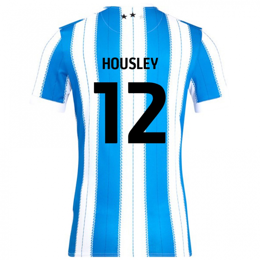 Criança Camisola Autumn Housley #12 Azul Branco Principal 2024/25 Camisa