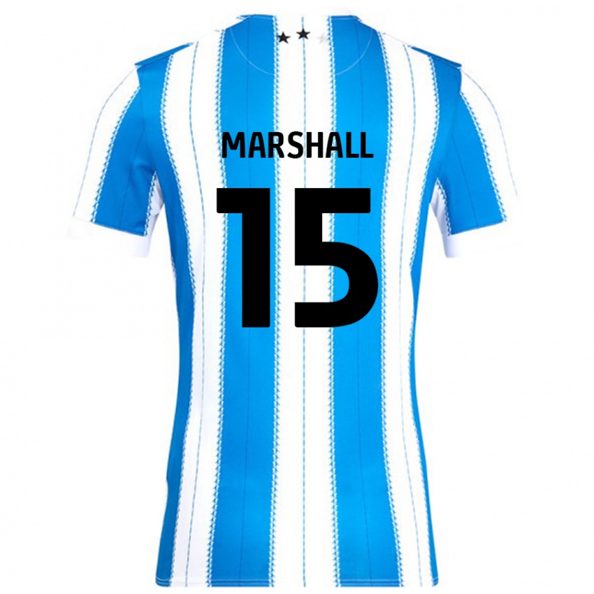 Criança Camisola Georgia Marshall #15 Azul Branco Principal 2024/25 Camisa