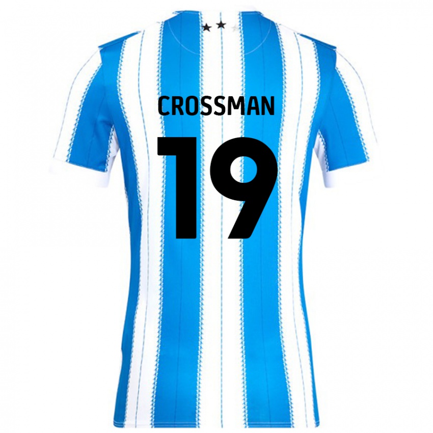 Criança Camisola Paige Crossman #19 Azul Branco Principal 2024/25 Camisa