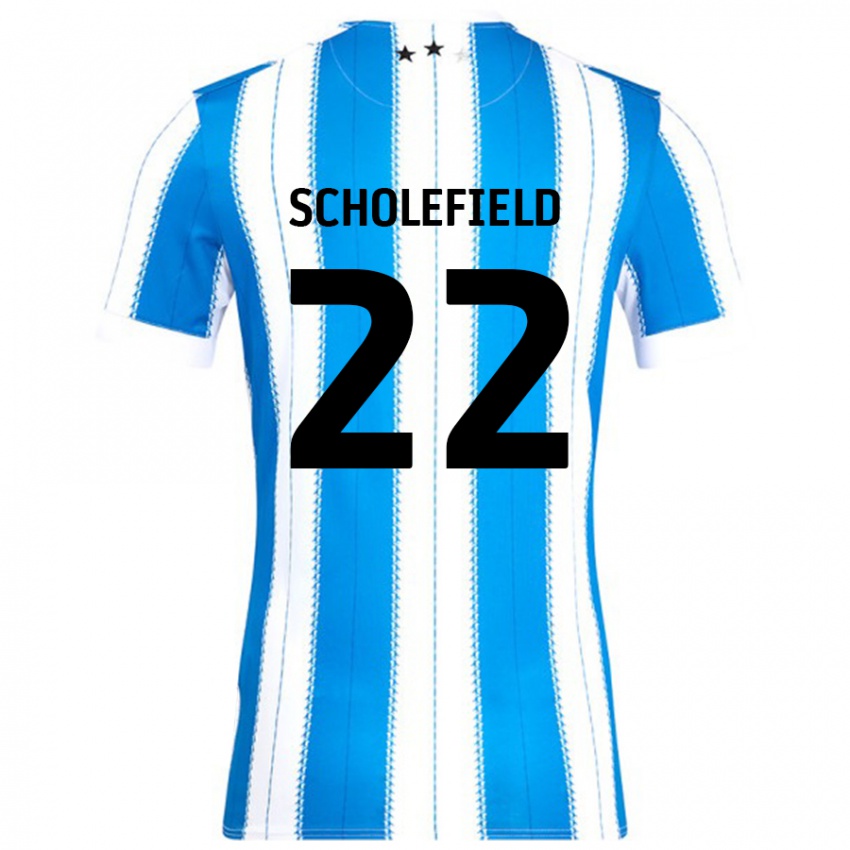 Criança Camisola Lois Scholefield #22 Azul Branco Principal 2024/25 Camisa