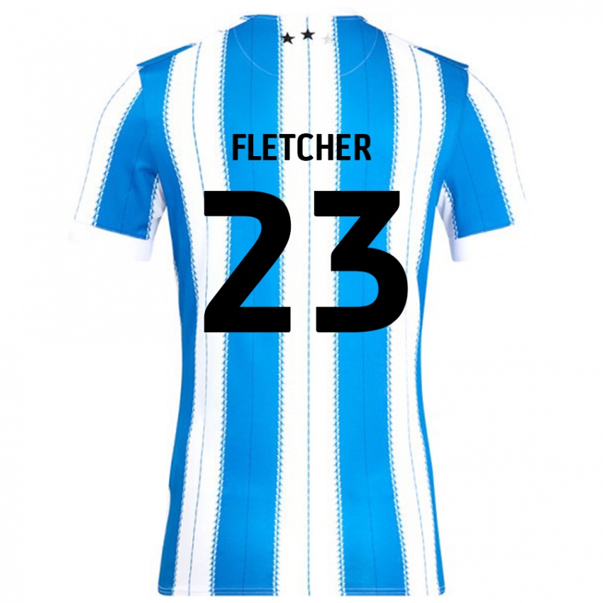 Criança Camisola Serena Fletcher #23 Azul Branco Principal 2024/25 Camisa