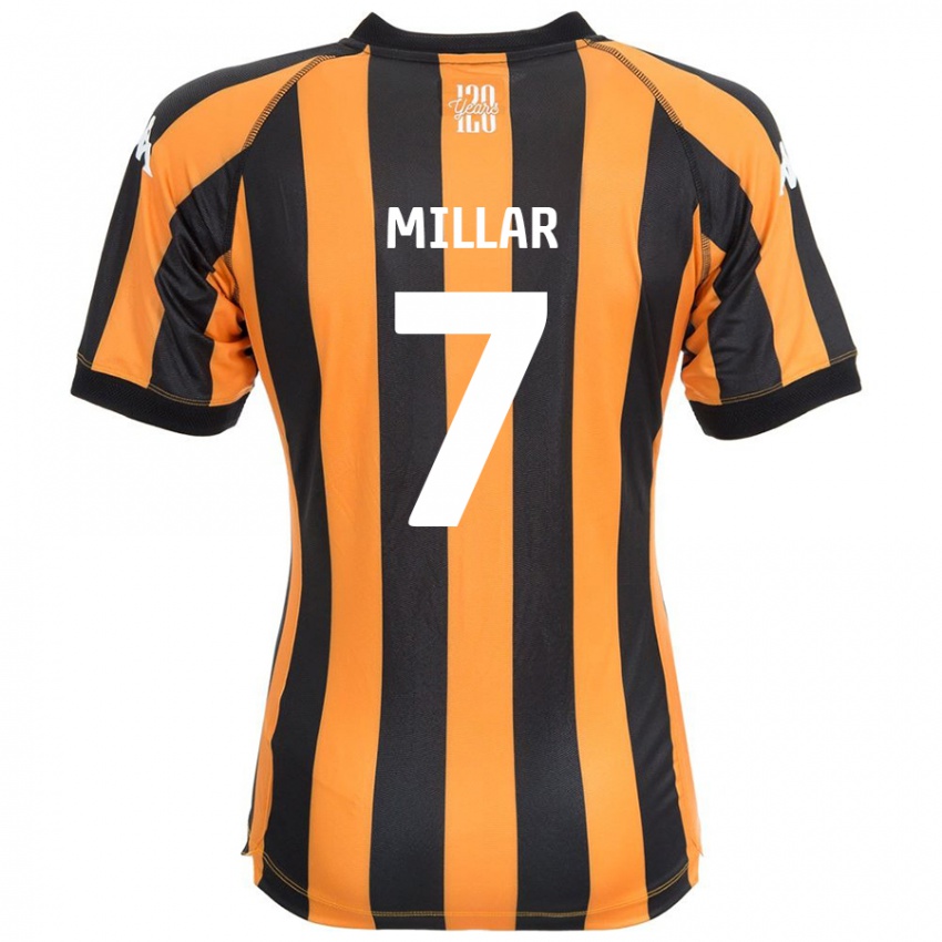 Criança Camisola Liam Millar #7 Âmbar Negro Principal 2024/25 Camisa