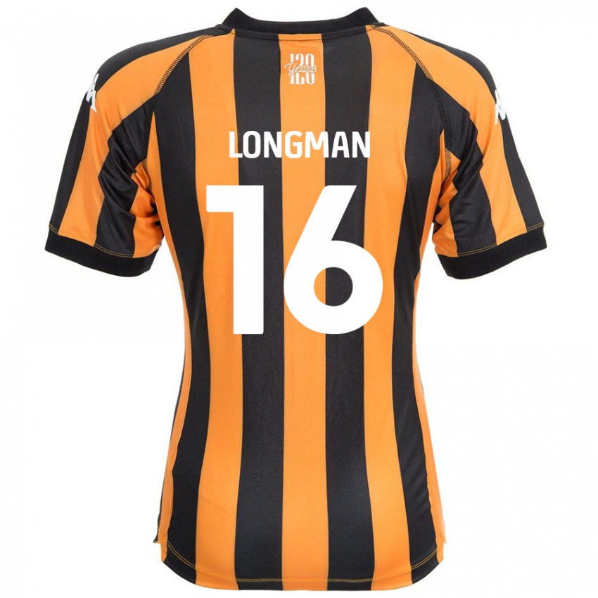 Criança Camisola Ryan Longman #16 Âmbar Negro Principal 2024/25 Camisa