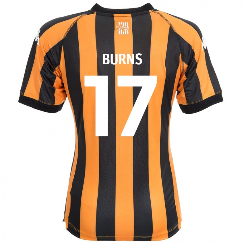 Criança Camisola Finley Burns #17 Âmbar Negro Principal 2024/25 Camisa