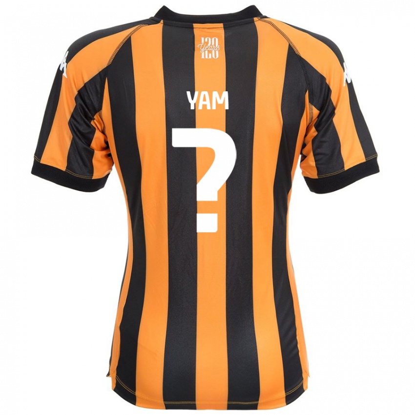 Criança Camisola Callum Yam #0 Âmbar Negro Principal 2024/25 Camisa