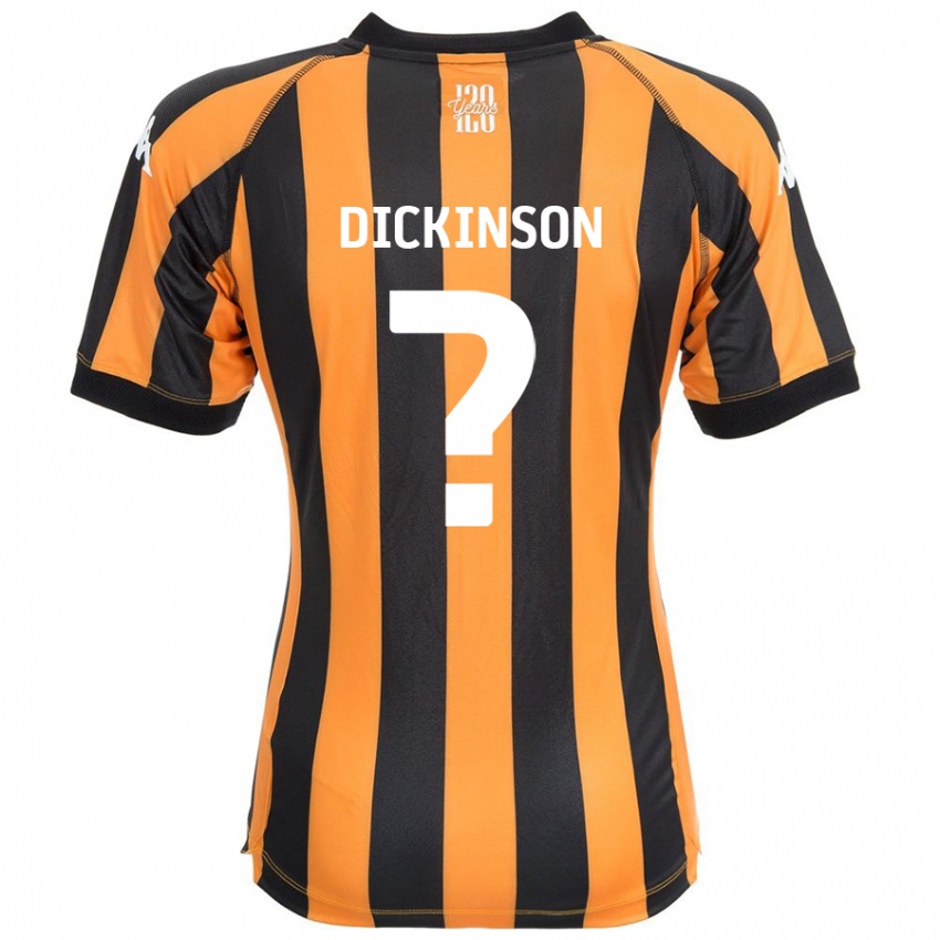 Criança Camisola George Dickinson #0 Âmbar Negro Principal 2024/25 Camisa