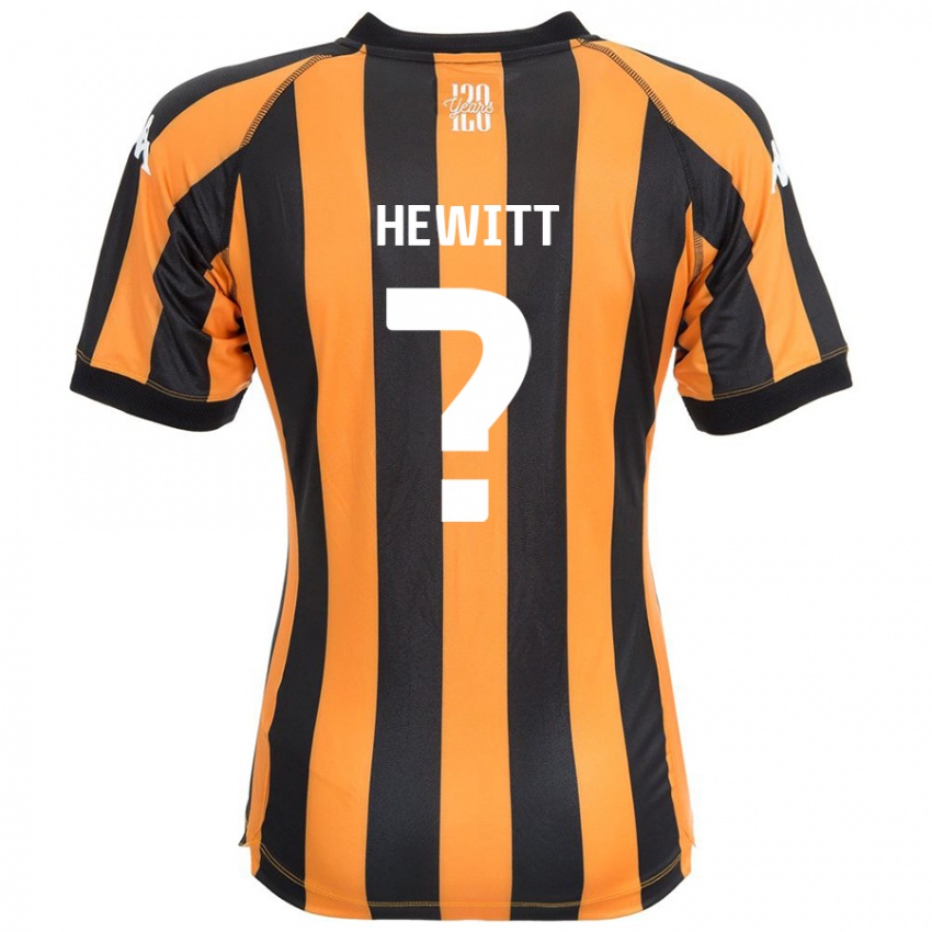 Criança Camisola Stan Hewitt #0 Âmbar Negro Principal 2024/25 Camisa