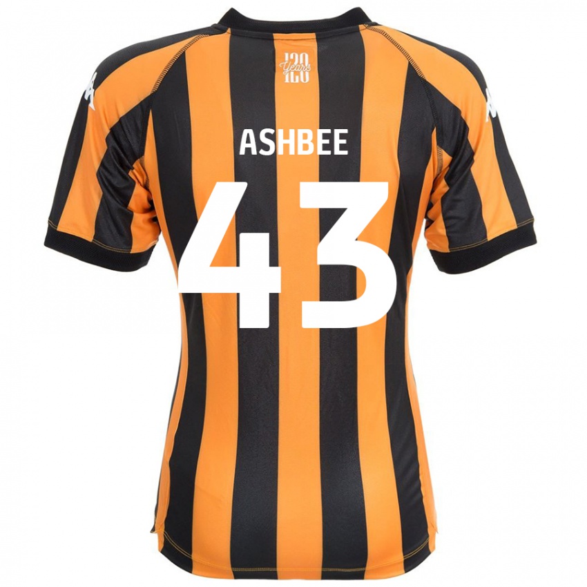 Criança Camisola Stanley Ashbee #43 Âmbar Negro Principal 2024/25 Camisa