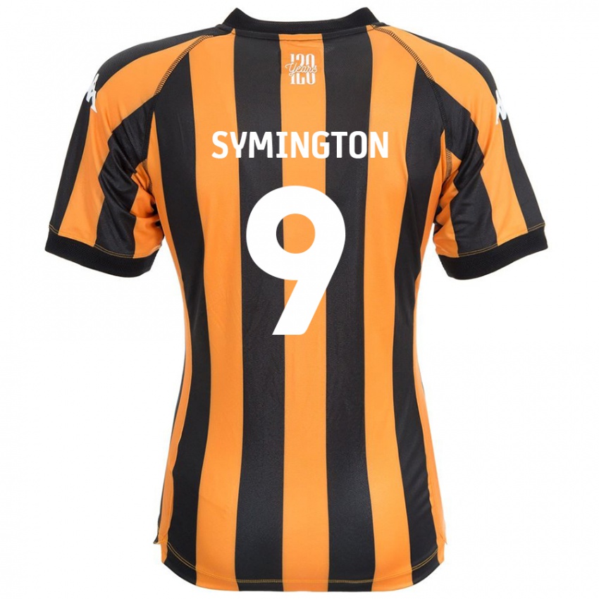 Criança Camisola Jo Symington #9 Âmbar Negro Principal 2024/25 Camisa