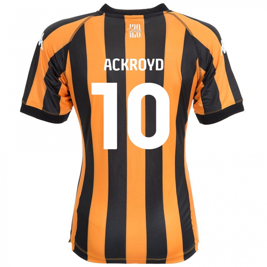 Criança Camisola Rachael Ackroyd #10 Âmbar Negro Principal 2024/25 Camisa