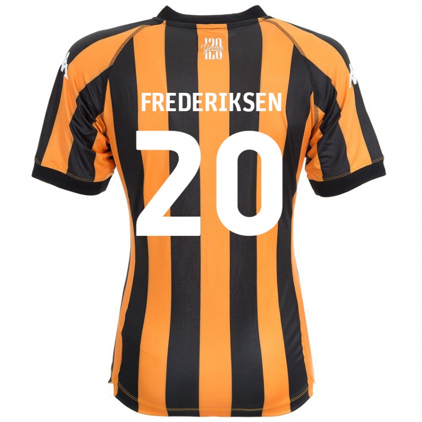 Criança Camisola Abbey Frederiksen #20 Âmbar Negro Principal 2024/25 Camisa